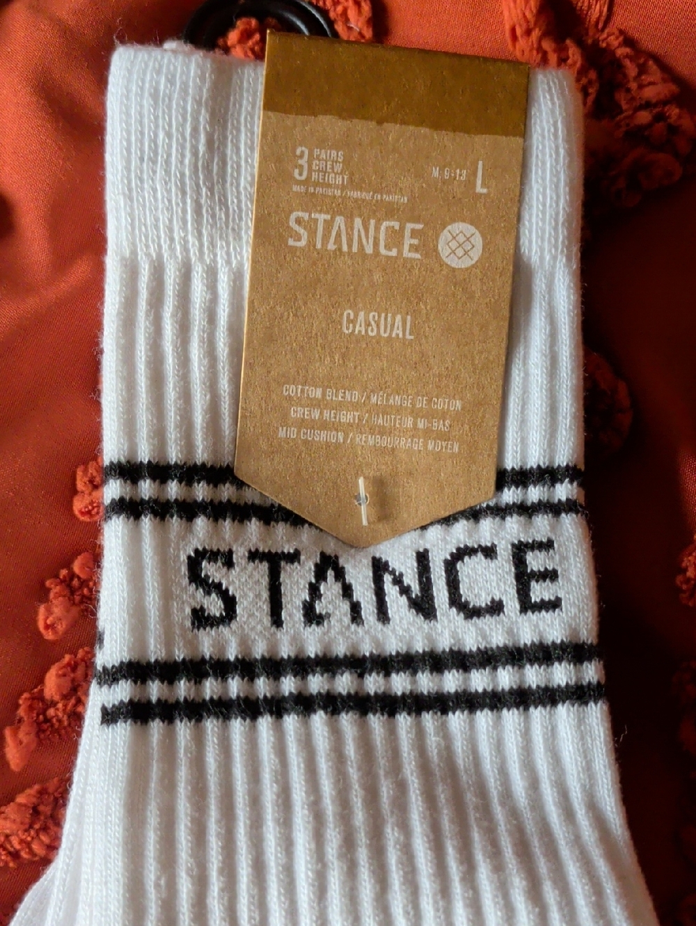 Stance Men’s White Casual Socks - Picture 2 of 6